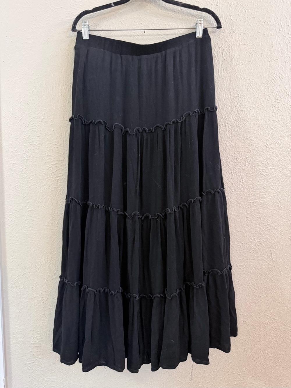 Princess Polly black maxi tiered ruffle skirt - Picture 3 of 7